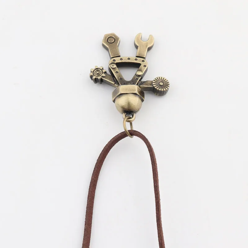 Robot sweater chain necklace with moveable hands and feet retro fashion casual birthday gift |