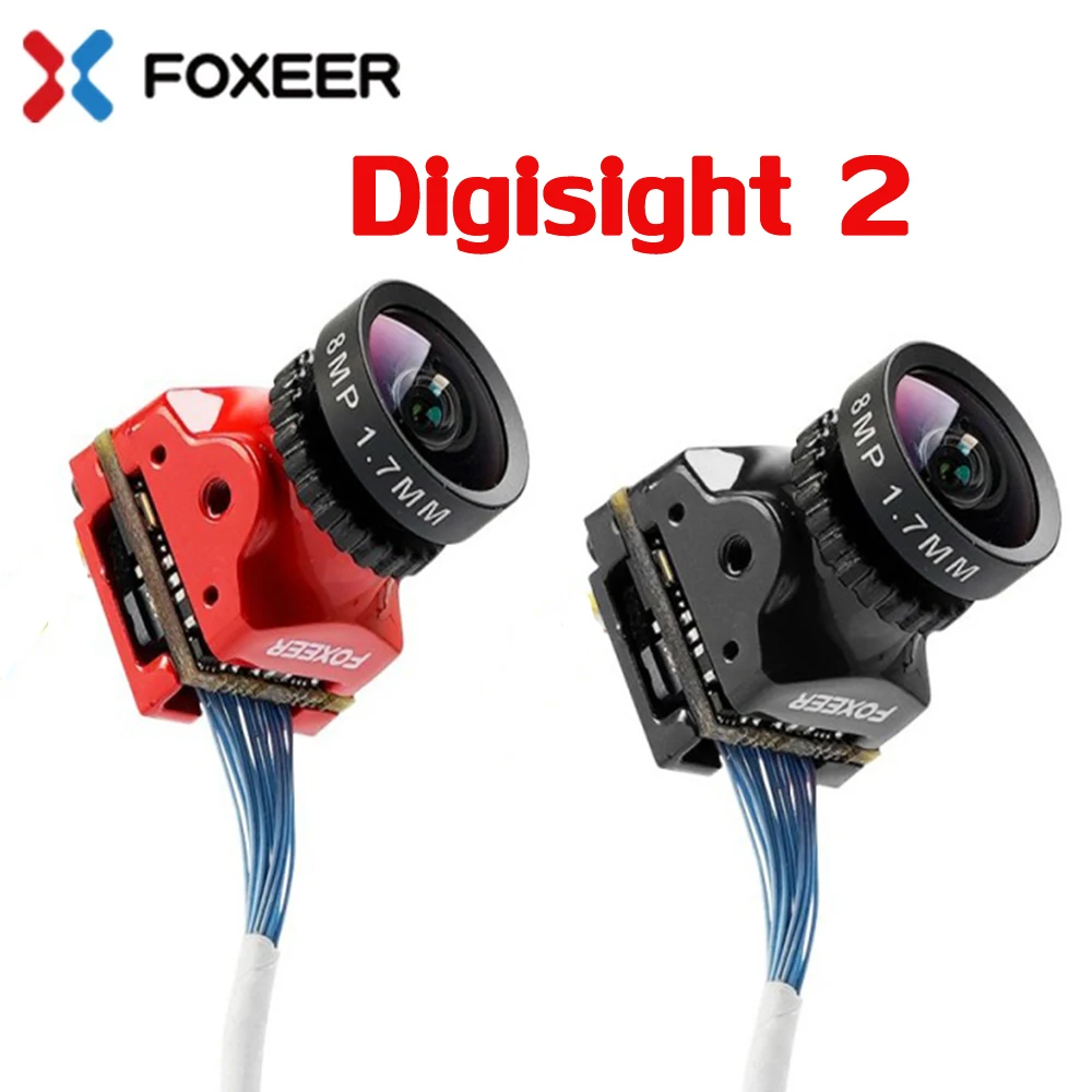 

Foxeer Digisight 2 Nano 720P Цифровая 1000TVL аналоговая переключаемая задержка 4ms Super WDR 1/3 "CMOS FPV камера для гоночных дронов FPV