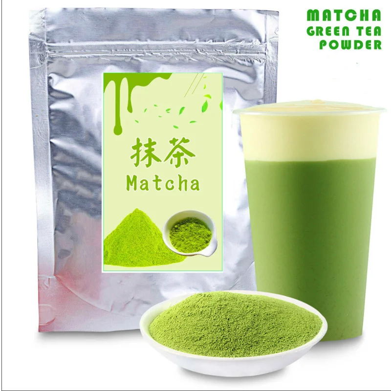 

100g organic matcha tea powder Pure Organic Portable Mini Matcha Green Tea Powder Professional Kitchenpaper bags tea bag