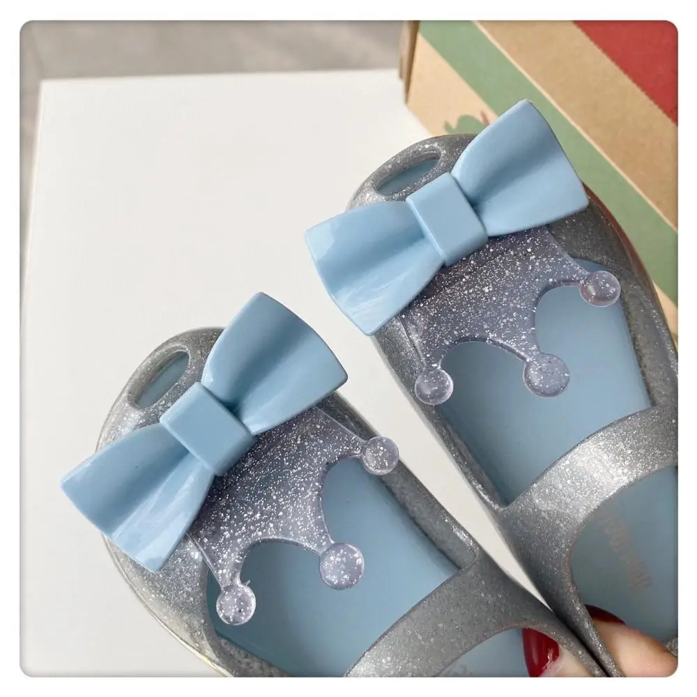 2020 оригинальные детские сандалии желе Mini Melissa Ultragirl для девочек с короной детская