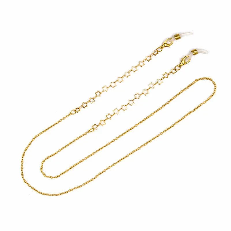 С аппликацией в виде Золотой звезды сплава цепочка для солнцезащитных очков