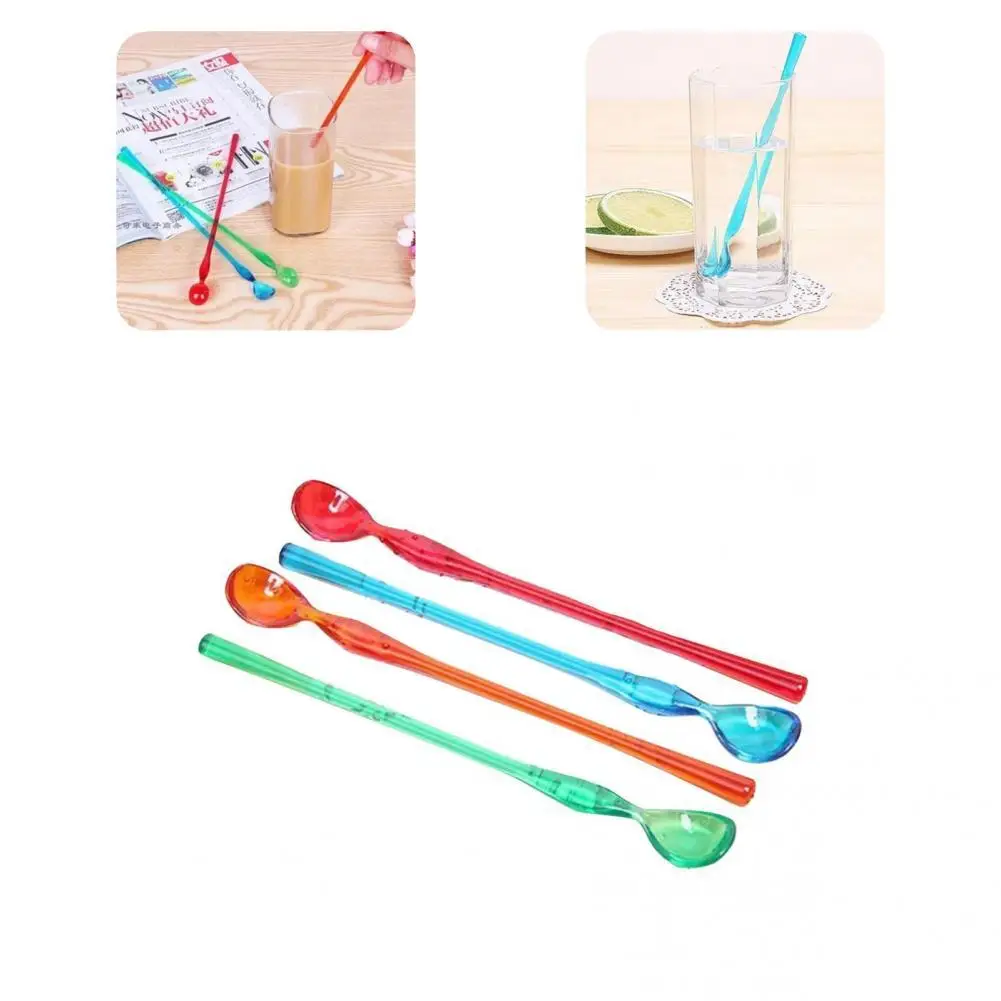 

Stirring Spoon Portable Drink Spoon No Odor Food-grade Unique Stable Anti-cracking Stirring Spoon