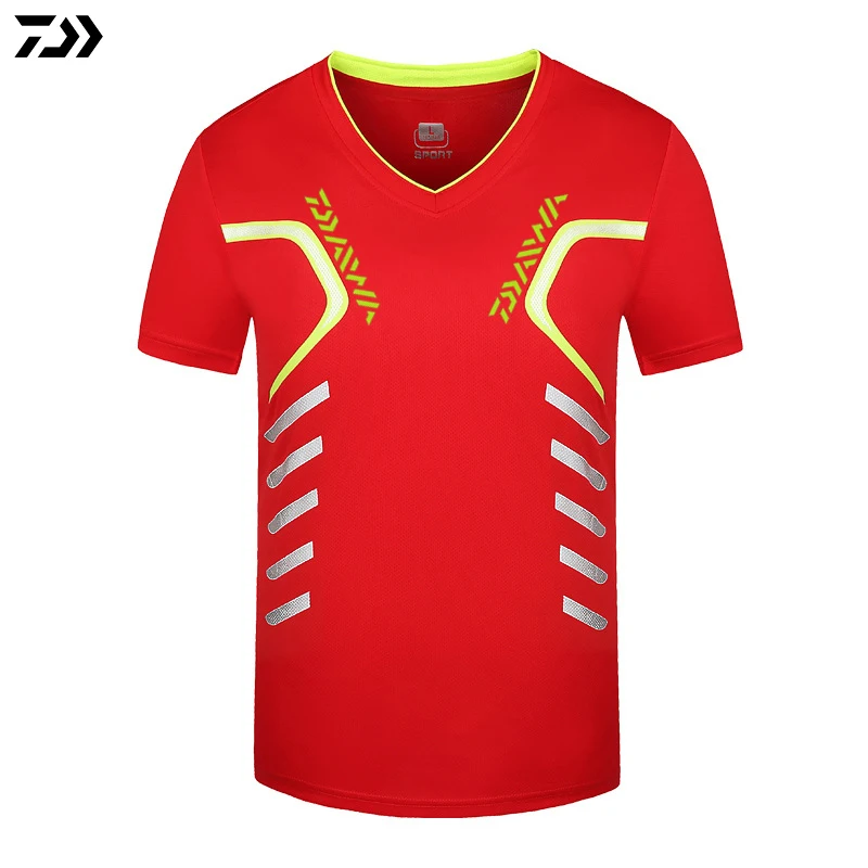 

S~5XL Men Quick Drying Fishing Clothing T Shirt outdoor Ultrathin Short Sleeve Sunscreen Anti-UV Breathable Fishing tShirt