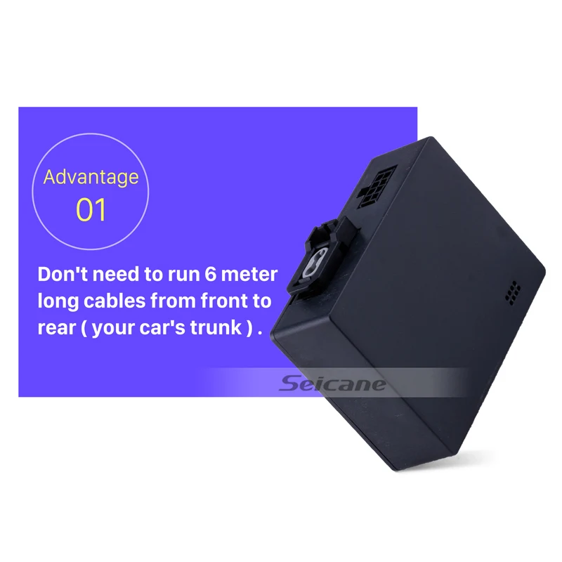 Seicane автомобильный оптоволоконный декодер большая коробка для E Class W211 E200 E220 E230 2002