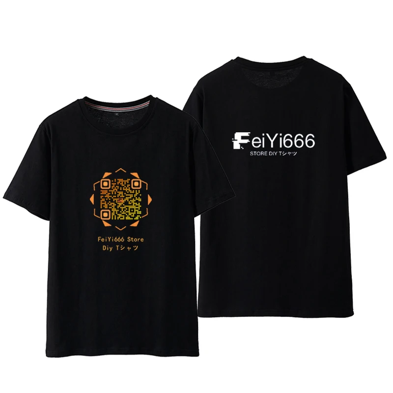 

FeiYi666 Store Rickroll QR Code 2D Print T-shirt Women/Men Clothes Hot Sale Tops Short Sleeve T Shirt Exclusive