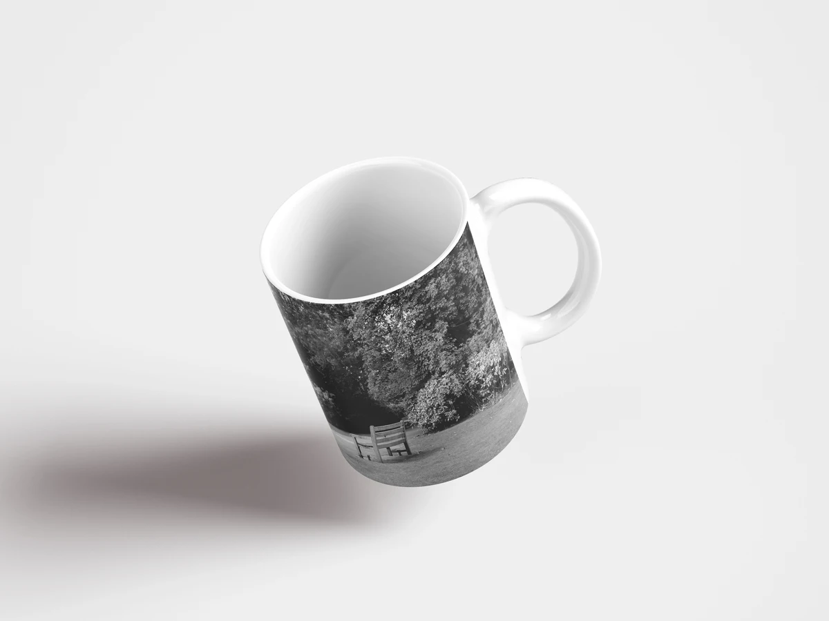 Mug &quotbench walk Park&quot 320 ml mug Bench Walk Park | Дом и сад