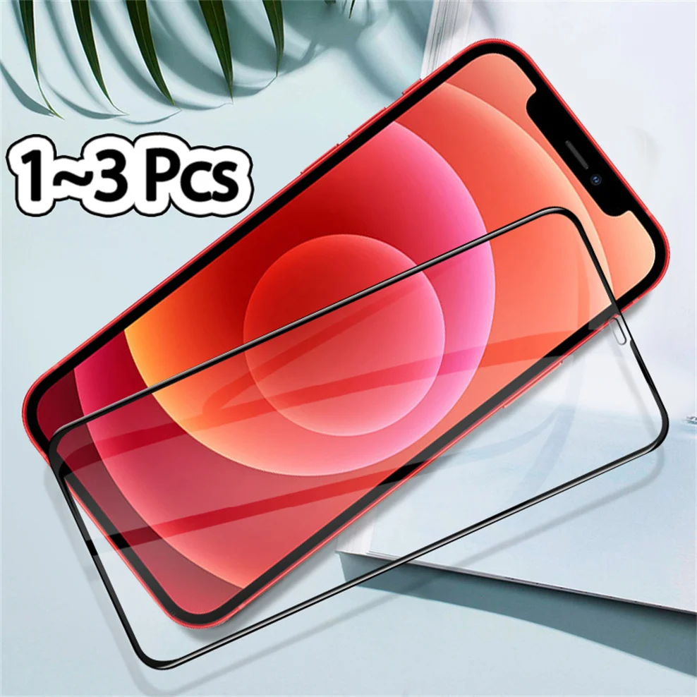 

1~3 Pcs Glass for iPhone 12 Pro Max Screen Protectors iPhone-12Pro Apple 12 Mini Tempered Glass Protector iPhone 13Pro Max Glass
