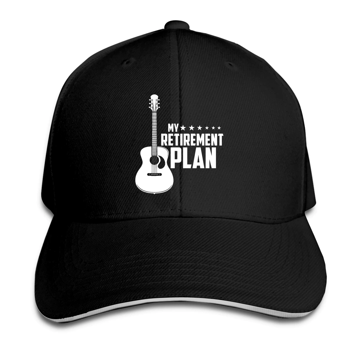 

My Retirement Plan Guitar Hat Baseball Cap for Men Women Fashion Adjustable Sun Hat