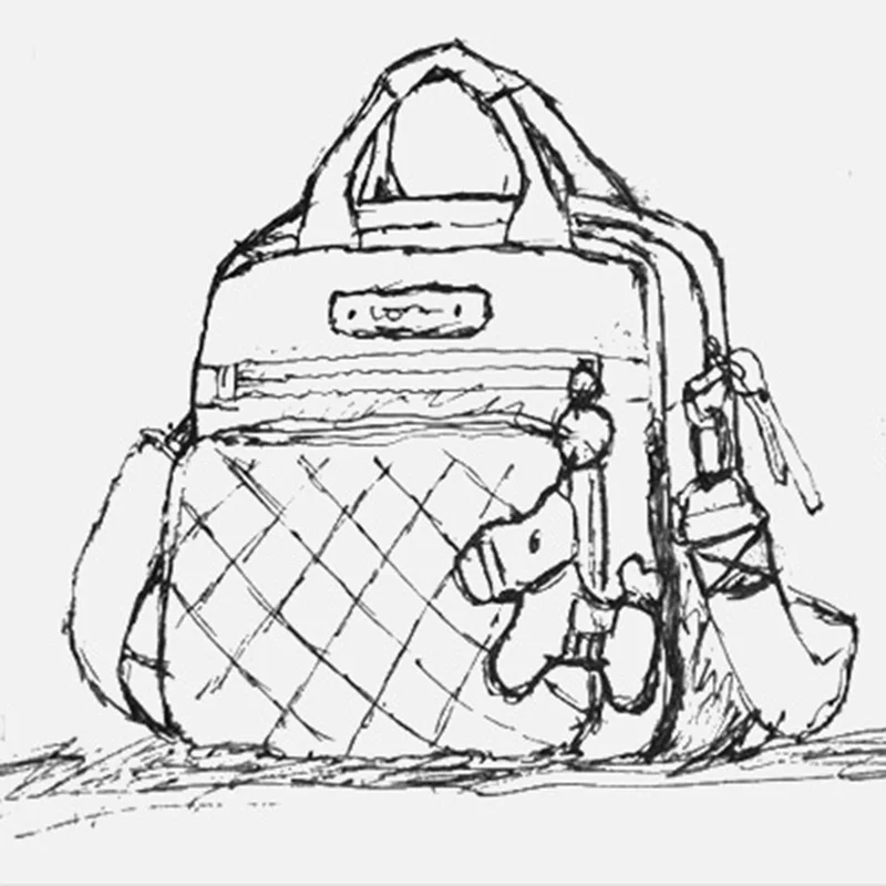 Вместительные прочные сумки длинный вместительный холщовый рюкзак с множеством