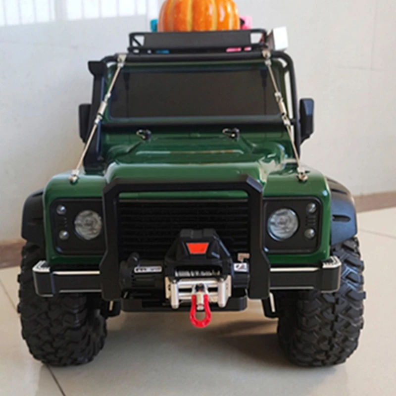 

RC Car Automatic Simulated Winch for 1/10 RC Crawler Car Axial SCX10 TRX4 RC Car Accessories (Black/Red/Titanium)