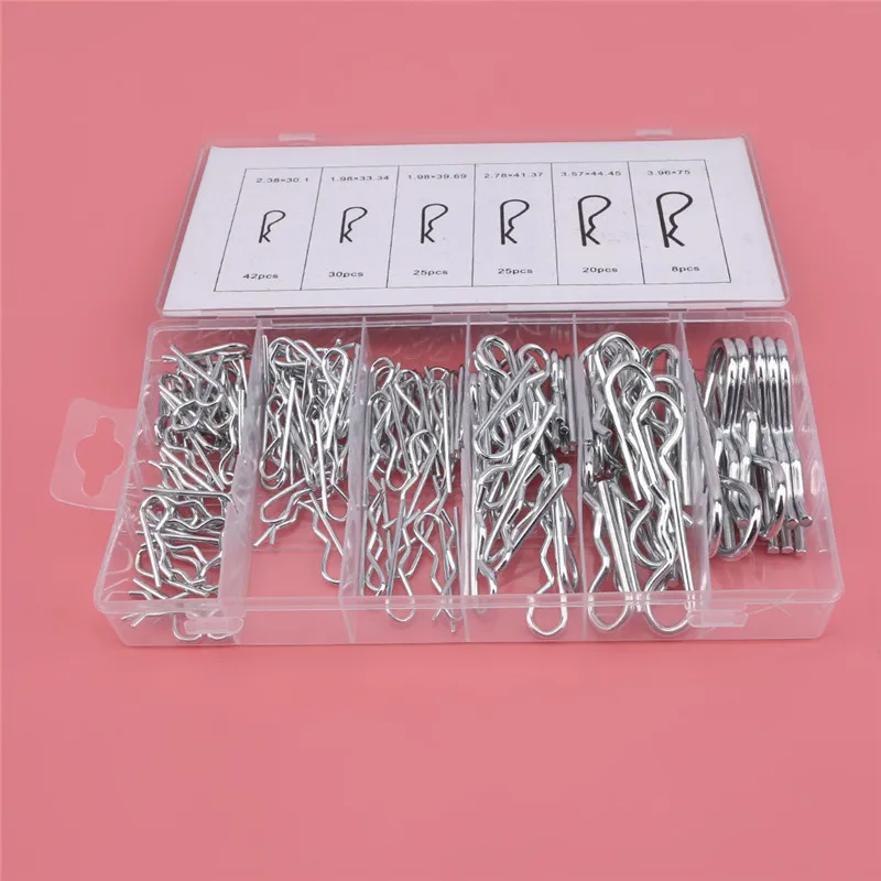 Metal R-type Cotter Pins Wave Latch Bolt Cotter Pin Tractor Clip Mechanical Hitch Pin