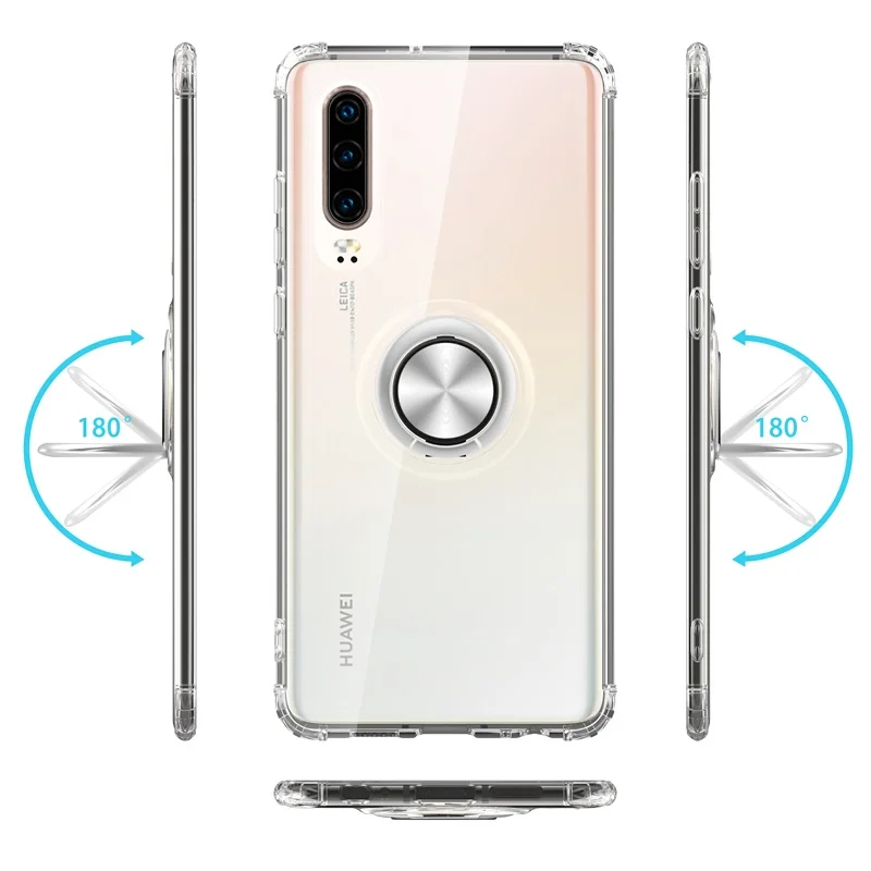 Чехол для xiaomi mi 9 чехол SE ударопрочный прозрачный Стенд колец на палец Магнитный |