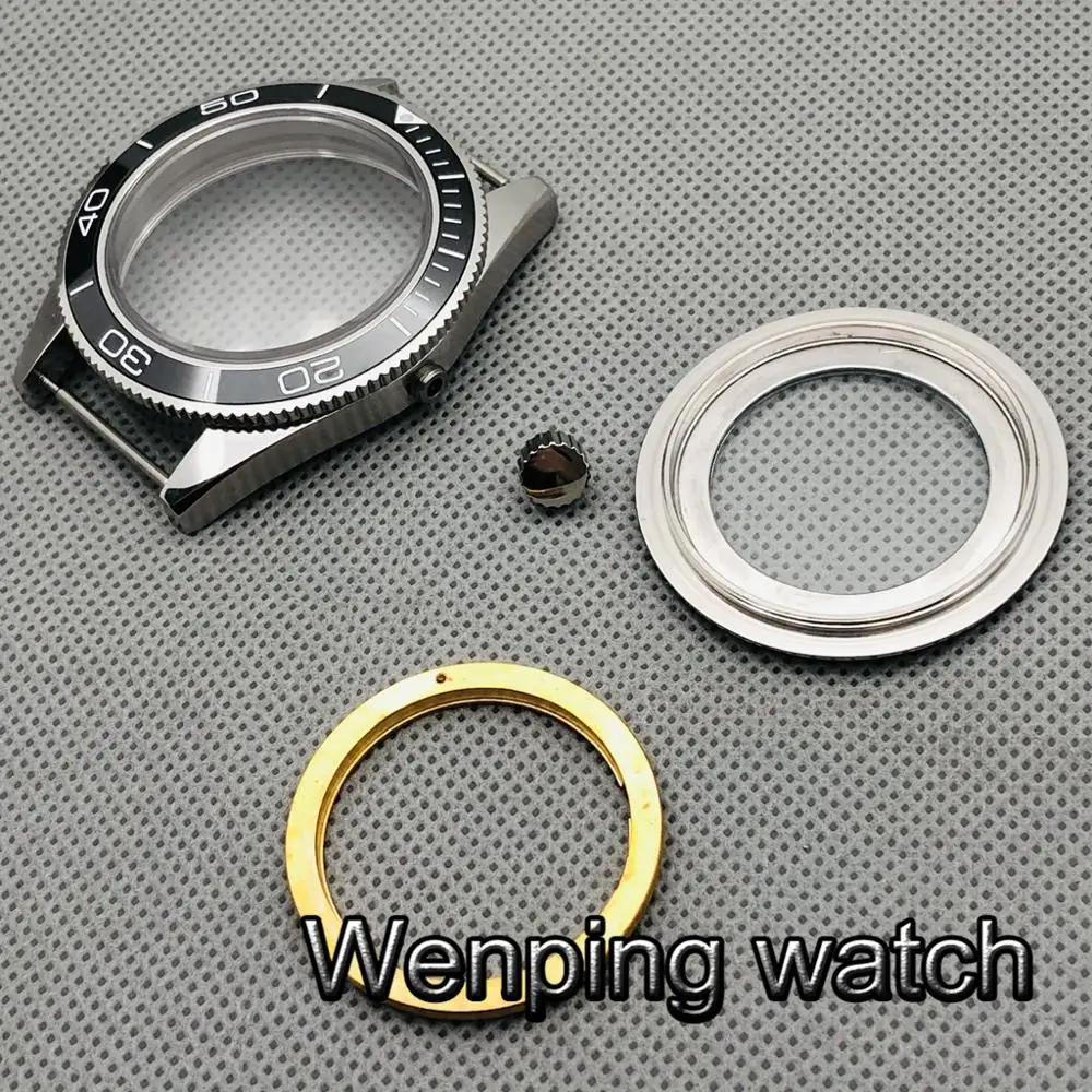 Керамический чехол с сапфировым стеклом 41 мм подходит для Miyota 8205/8215/821A ETA 2836 DG2813/3804