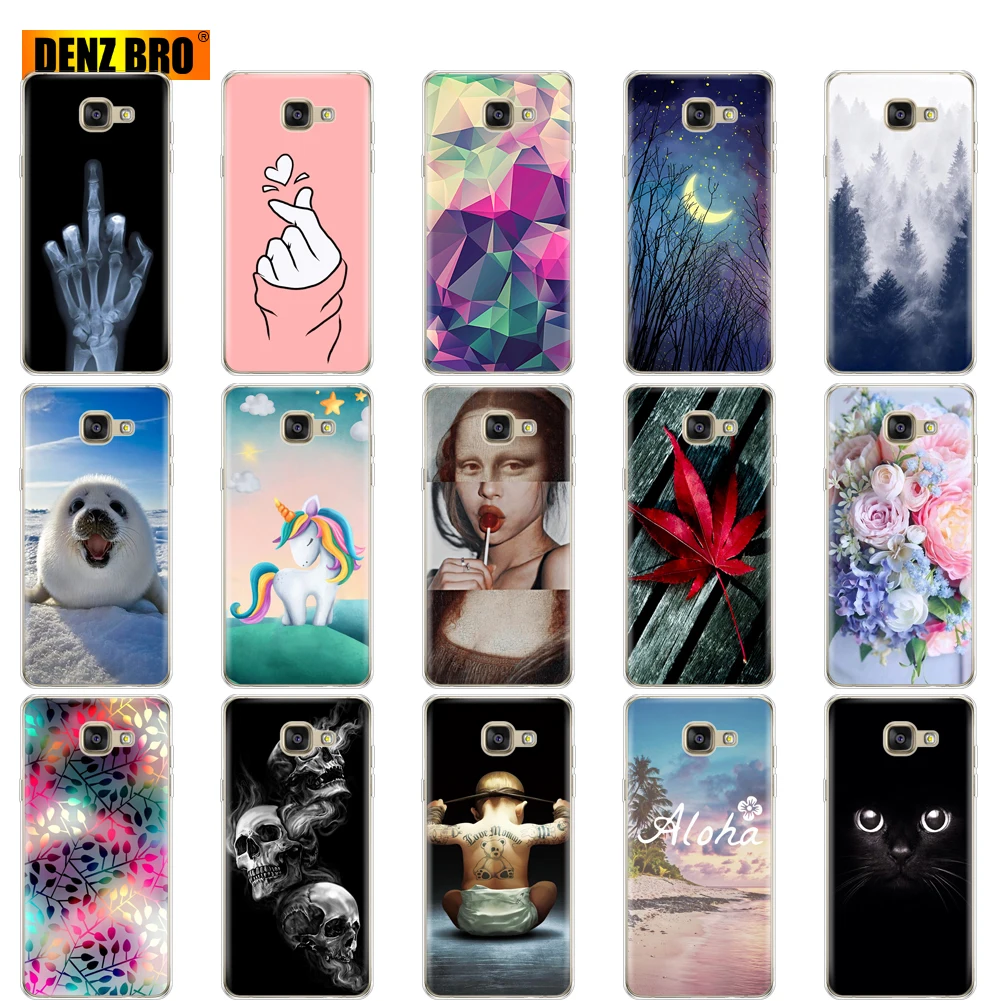 Чехол для Samsung Galaxy A7 2016 A710F A710 SM-A710F силиконовая Мягкая задняя крышка из ТПУ чехол