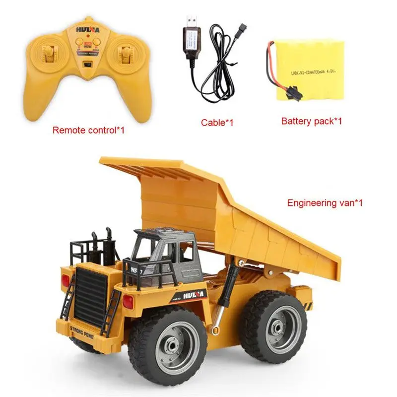 RC грузовик 6 Ch 2 4G сплав пульт дистанционного управления 4 колеса драйвер шахта