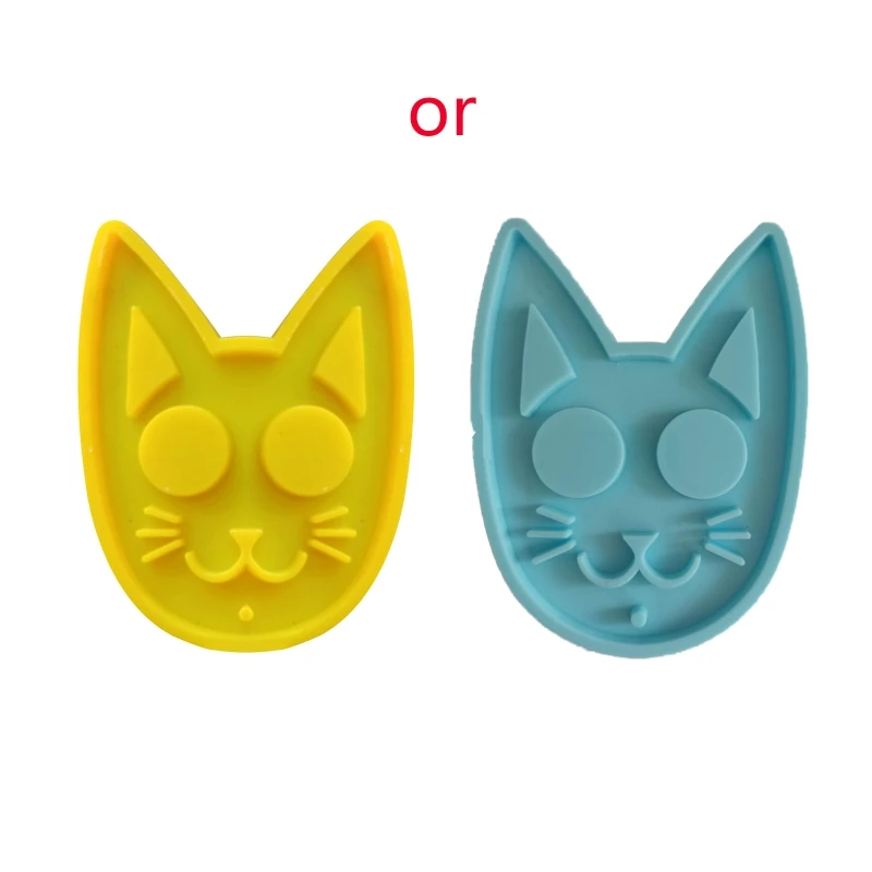 

DIY Cat Key Chain Pendant Casting Silicone Mould Crafts Decoration Keychain Jewelry Making Tool Crystal Epoxy Resin Mold