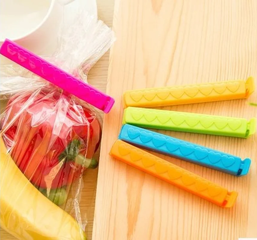 5 шт./лот новый герметичный пакет для хранения закусок в домашних условиях зажим