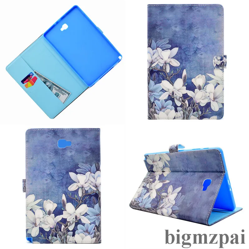 Flip Wallet Stand PU Leather Cover Case For Samsung Galaxy Tab A A6 10.1 T585 T580 SM-T585 T580N 10.1&quotTablet With Card Slot |