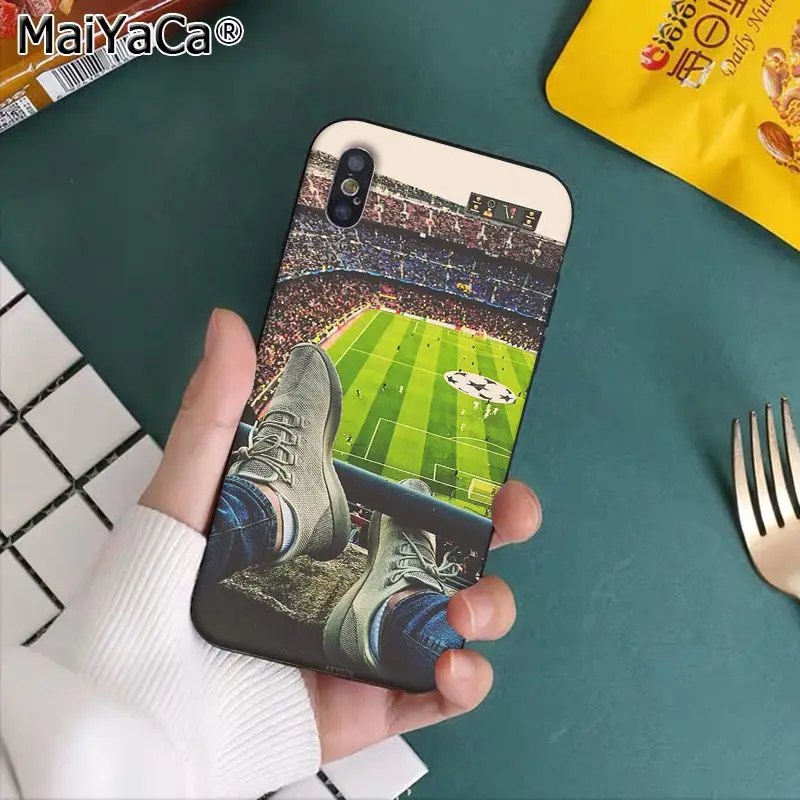 MaiYaCa Барселона Домашний футбольный стадион Новинка чехол для телефона Fundas чехол для Apple iPhone 8 7 6 6S Plus X XS MAX 5 5S SE XR чехлы