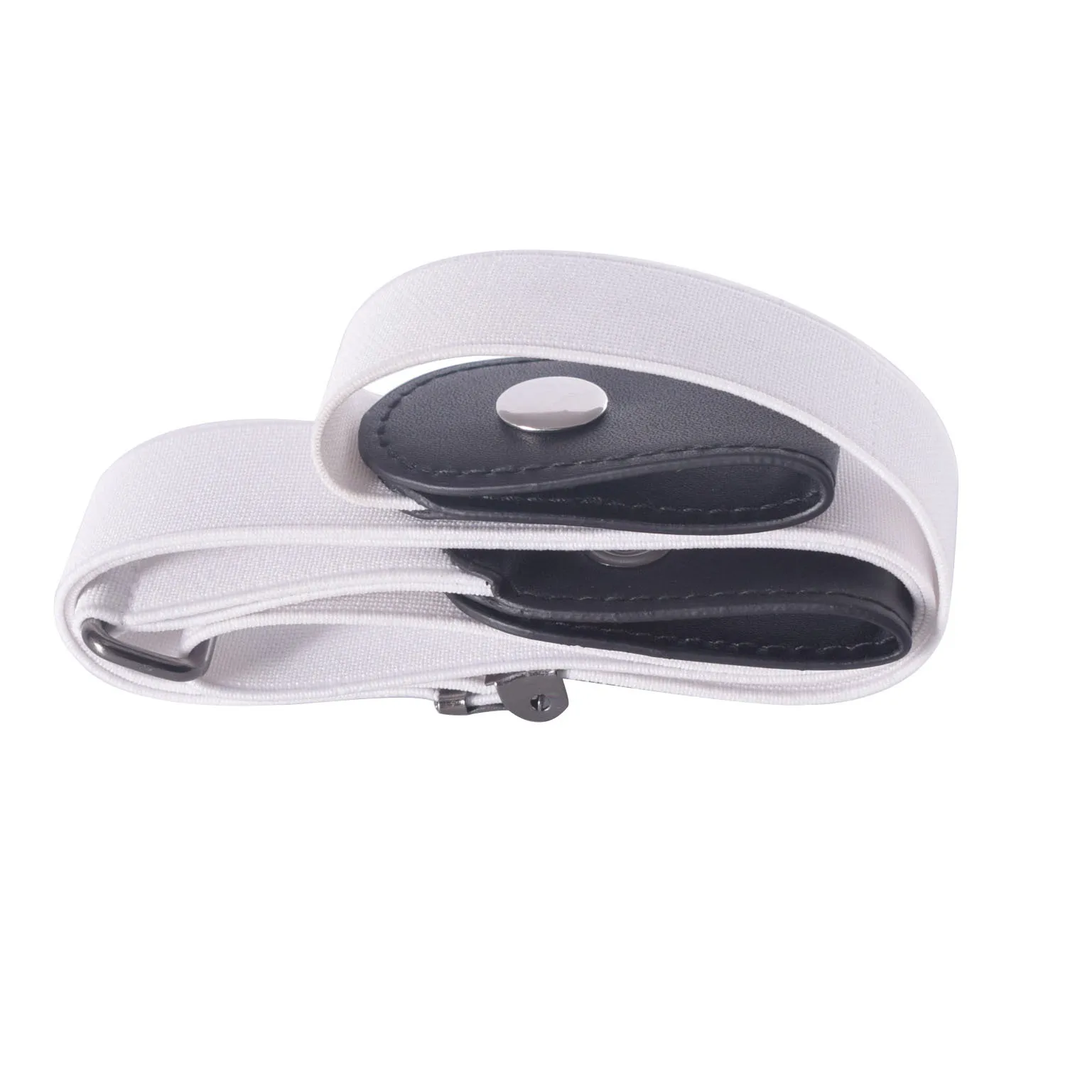 С застежкой и пряжкой Бесплатная эластичный пояс с без пряжки ремень для его