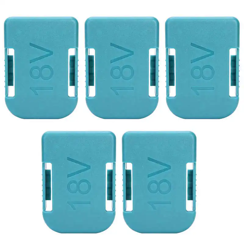 5 шт. 18V двойное использование Пылезащитная крышка Держатель литиевой батареи