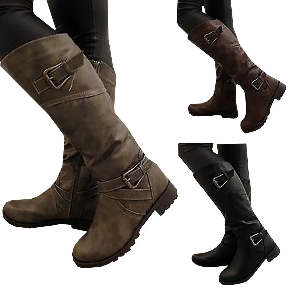 

Nice Popest Women Boots Thigh High Boots Brand Wearing Simple Style Sexy Mid Calf Boots High Heels Shoes Woman Plus Size 899