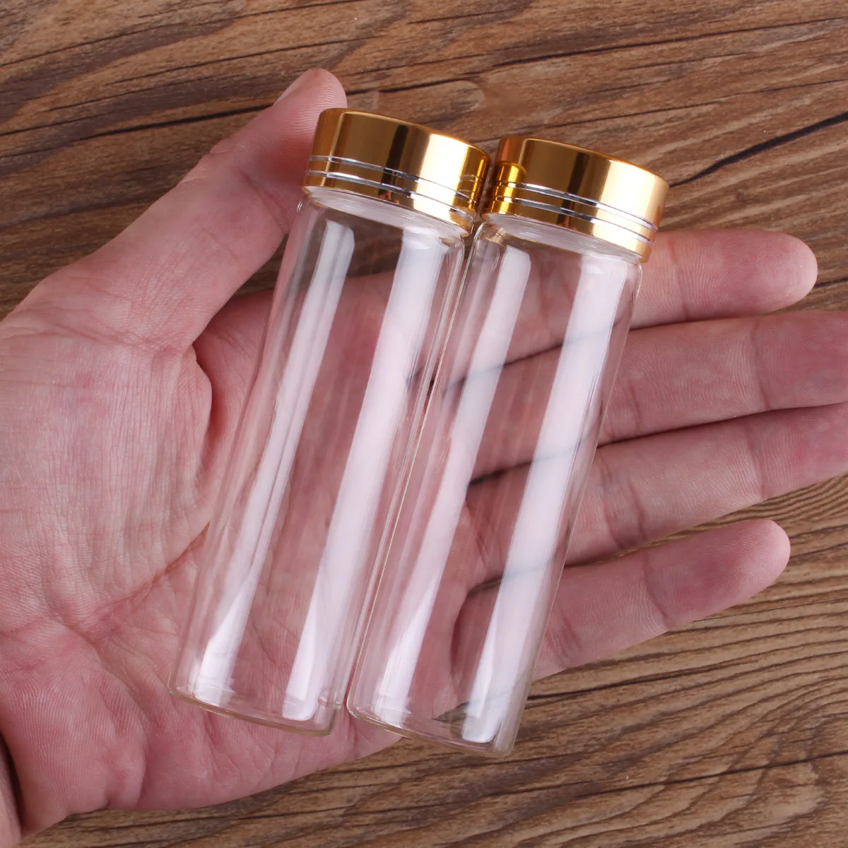 

5 шт., стеклянные флаконы для специй, 50 мл, 30*100 мм