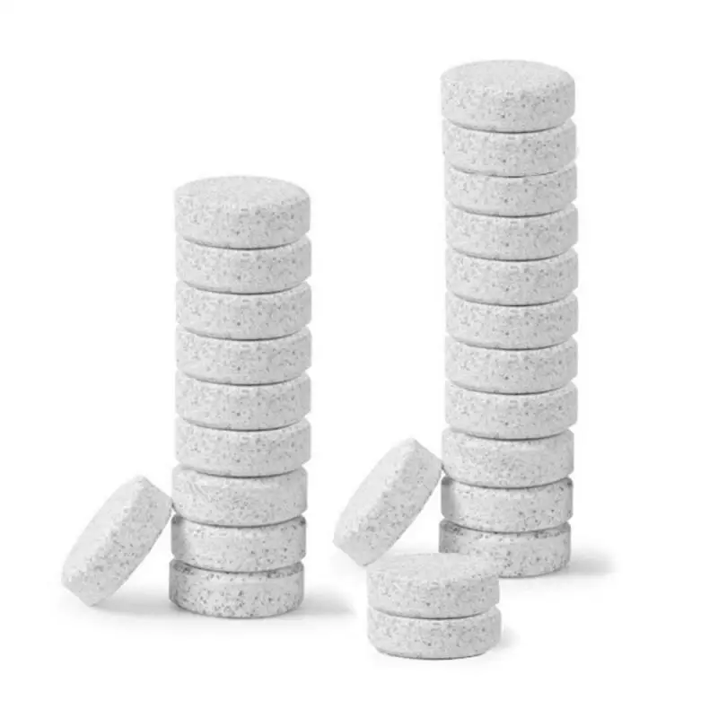 10/5/1Pcs White Effervescent Tablet Coffee Machine Kitchen Toilet Tile Carpet Lemon Stain Cleaner Cleaning Household - купить по