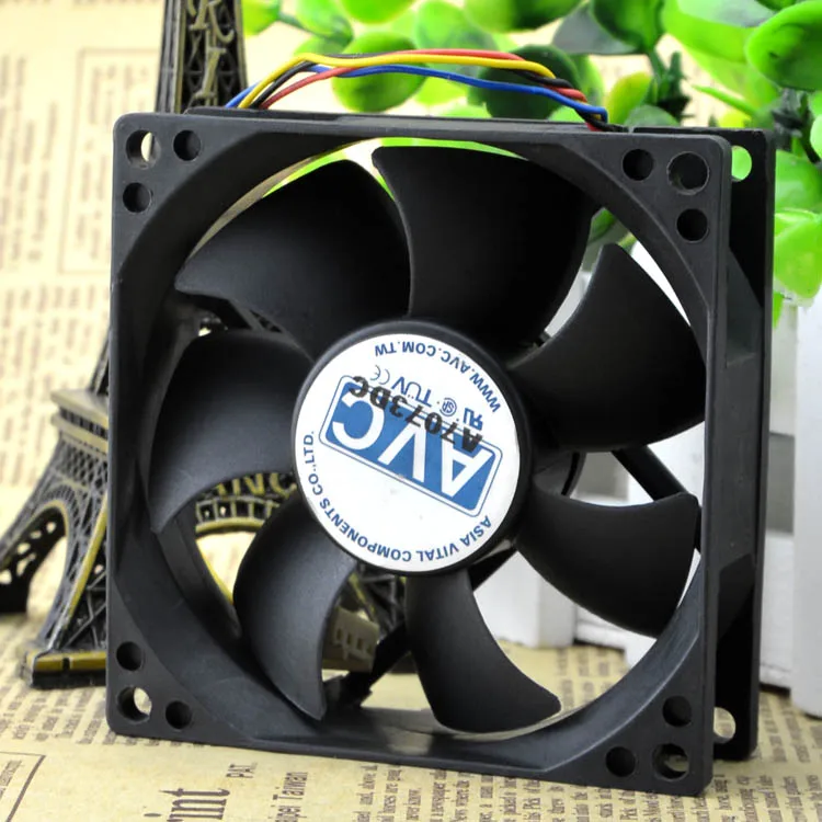 

AVC 8025 8cm 12V 0.25a 4-Wire WM Temperature Control Case Fan Ds08025r12015