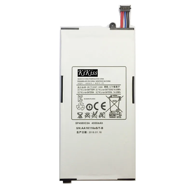 Класс A планшет аккумулятор для Samsung Galaxy Tab GT P1000 P1010 SP4960C3A 4000mAh