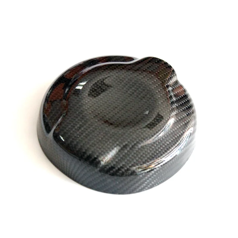 Черный красный углеродное волокно для крышки топливного бака автомобиля Mini Cooper S