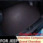 SJ автомобильные коврики для багажника JEEP Grand Cherokee Renegade Патриот Чероки компас (2009-2021) Водонепроницаемый грузовой лайнер ковров для ботинок