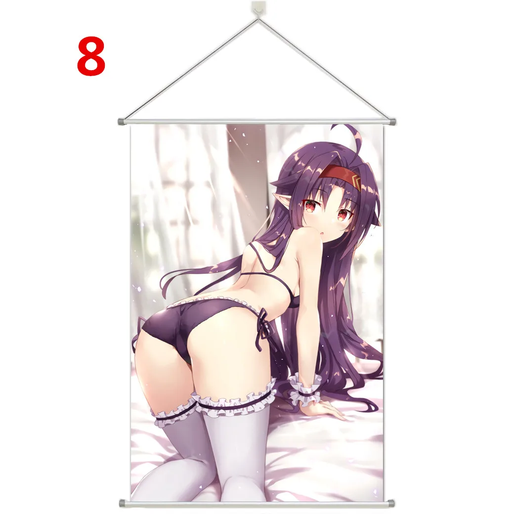 Меч искусство онлайн конно юуки Asuna Детская комната Декор стена холст живопись