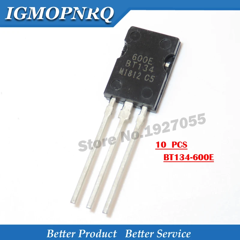 10PCS BT134-600E TO126 BT134-600 134-600E TO-126 4a 600v bidirectional thyristor NEW |