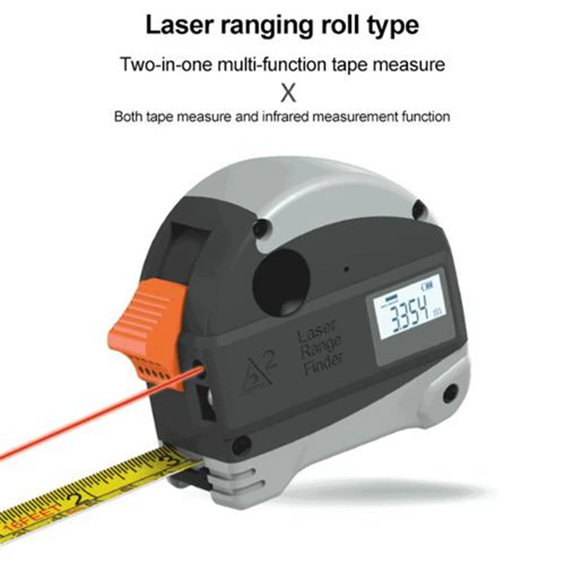 Laser tape measure USB charging Infrared High Precision RangeFinder digital Measuring tools laser ruler Measure | Инструменты