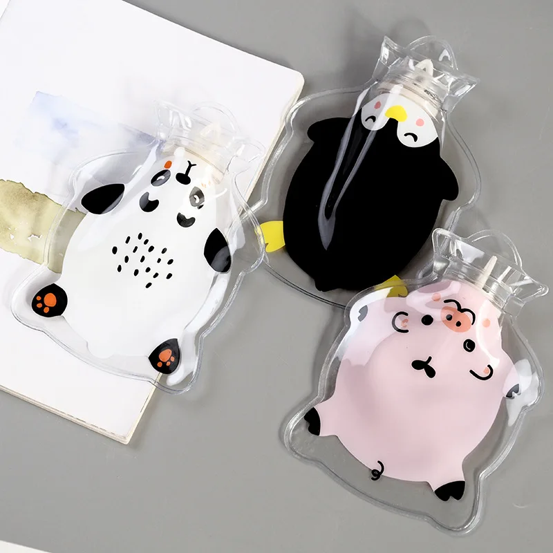Портативная прозрачная мультяшная мини бутылка для теплой воды 1 шт. милые
