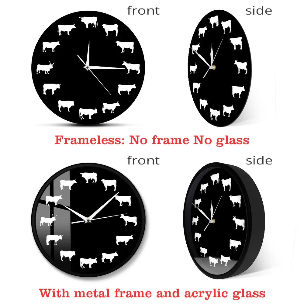 Настенные часы для спальни декоративные настенные с животным | Дом и сад