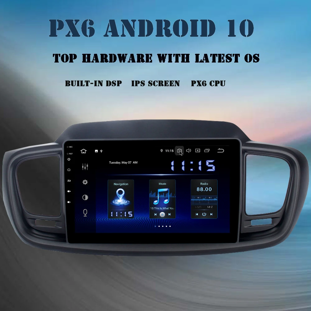 10 2 &quotAndroid 0 автомобильное радио для Kia Sorento 2015 2016 2017 2018 мультимедийный плеер 1 din