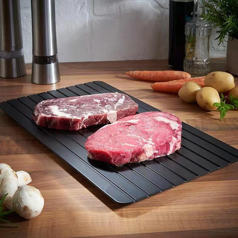 

Fast Defrosting Tray Thaw Frozen Food Meat Fruit Quick Defrosting Thawing Plate Board Defrost Kitchen Gadget Tool