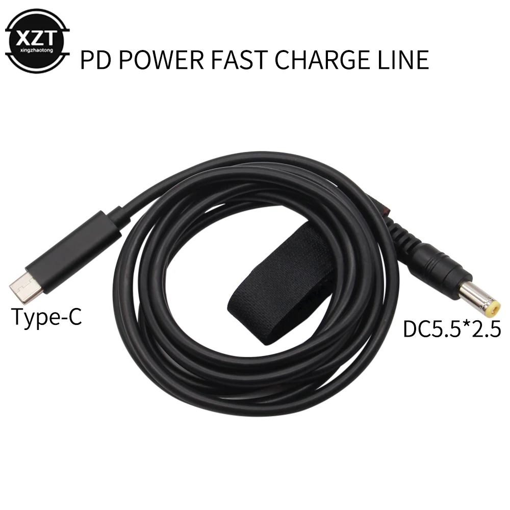 Кабель-адаптер для приманки PD2.0 3 0 к DC 5 5*2 кабель-триггер TYPE-C PD зарядный кабель QC4