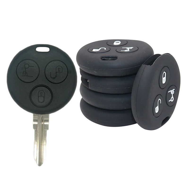 

1 шт., силиконовый чехол для автомобильного ключа, 53 х53 мм