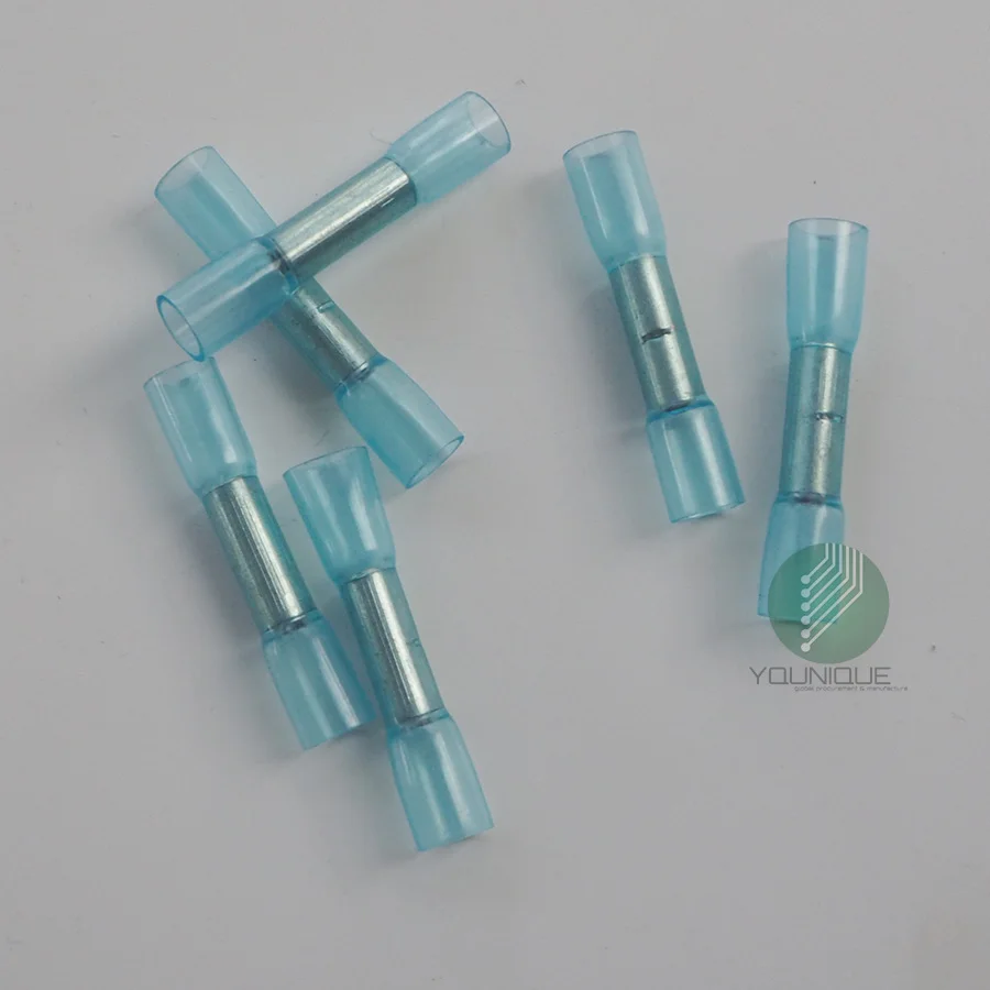 Синий дуральное уплотнение 3 м термоусадочные стыковые разъемы провод 14-16 AWG