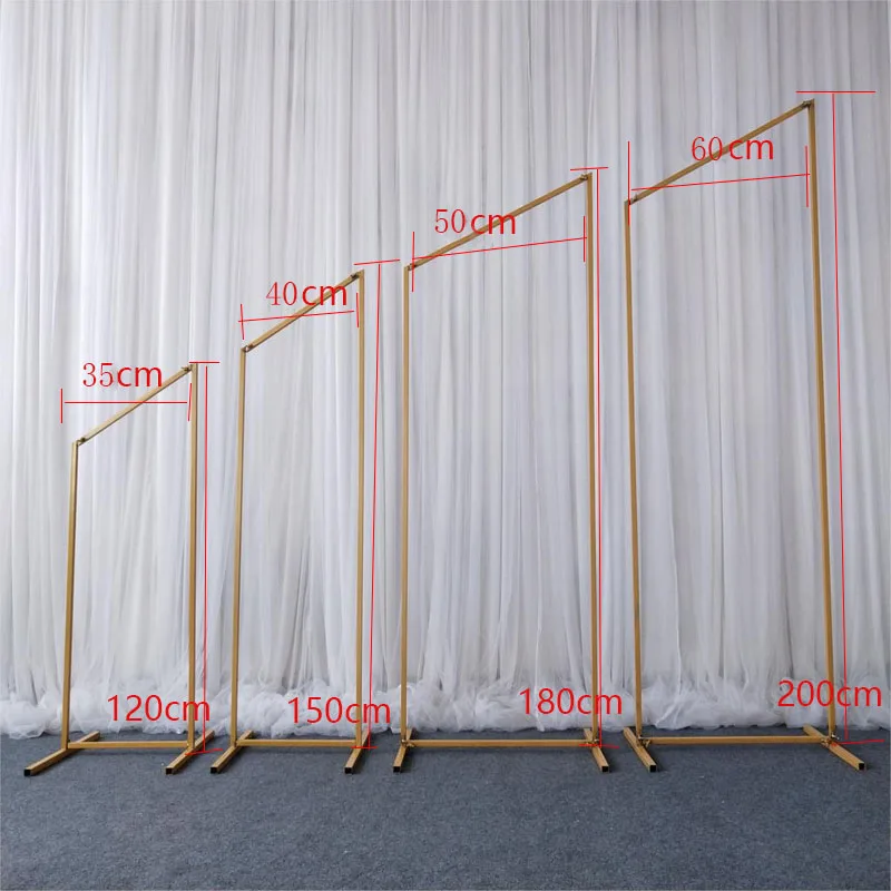 Свадебная АРКА полка из кованого железа квадратная Алмазная Геометрическая