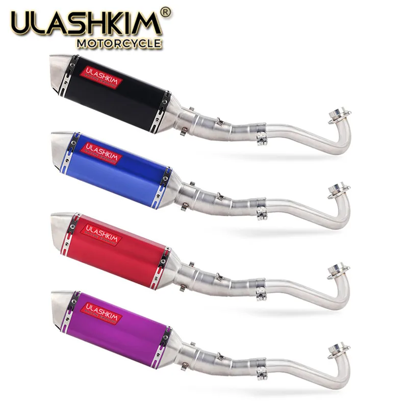 Мотоцикл Полная система глушитель Escape средняя ссылка труба без шнуровки для yamaha