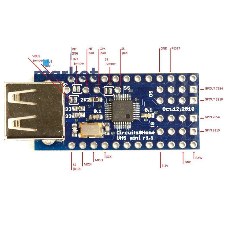 2 0 ADK мини USB хост щит SLR инструмент разработки совместимый SPI интерфейс для Arduino |