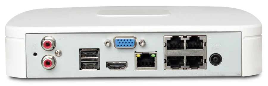 DH 4K NVR NVR4104-P-4KS2 4CH с 4 POE NVR4108-P-4KS2 8ch с 4PoE портами заменить NVR4104-P NVR4108-P сетевой видеорегистратор