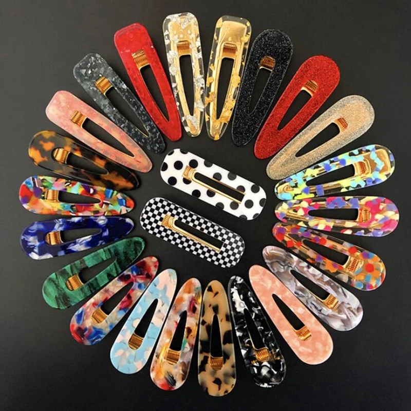 

Hairpin For Girls Women Hearwear Colorful Leopard Vintage Galaxy Children Kid Hair Accessories Fashion Gift Hairgrip Hairwear