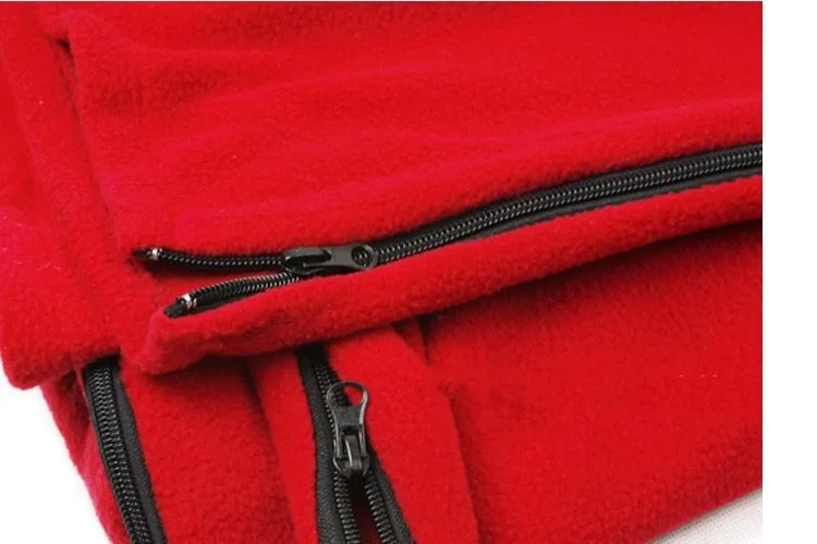 Сверхлегкий взрослый открытый кемпинг Расширенный флисовый конверт спальный