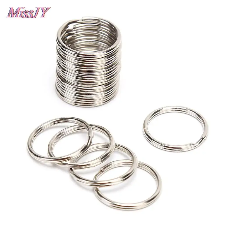 Держатель для ключей из нержавеющей стали полированное разрезное кольцо 100