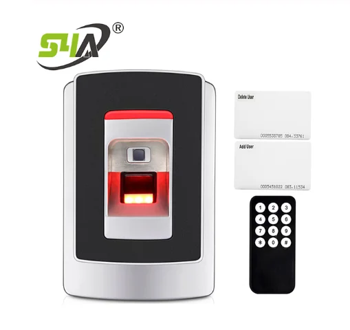 Автономный дверной замок с Биометрическим распознаванием отпечатков пальцев